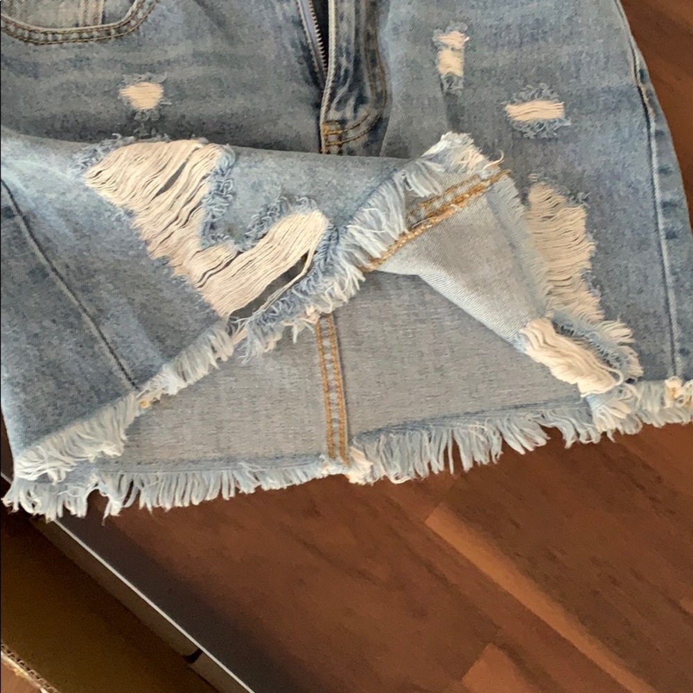 Forever 21 jean skirt Sz Small 25 - Picture 5 of 5